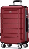 $110 - SHOWKOO Luggage PC+ABS Durable Expandable H