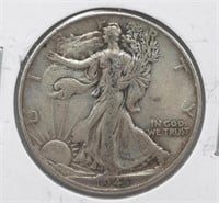 1943 Walking Liberty Half Dollar Coin 90% Silver