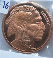 2011 Indian .999 Copper Round