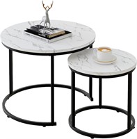 Marble Nesting Tables Set