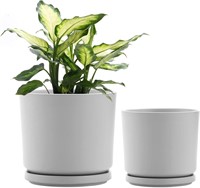 FairyLavie Plant Pots 7.6 & 5.9 Inch  Set of 2