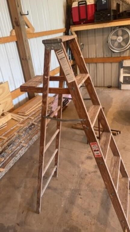 Werner wooden ladder 6 foot