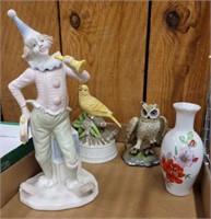 ASSORTED FIGURINES, MUSICAL, MISC