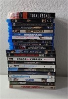 Blue Ray and DVD's 21 Total