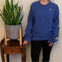 Men's Yellow and Blue T-shirt