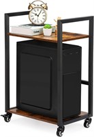 2-Tier Mobile PC Tower Stand