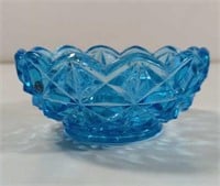 Vintage Indiana UV 365 NM Monticello Blue Faceted