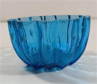 Vintage UV 365 NM Blue Art Deco Bowl