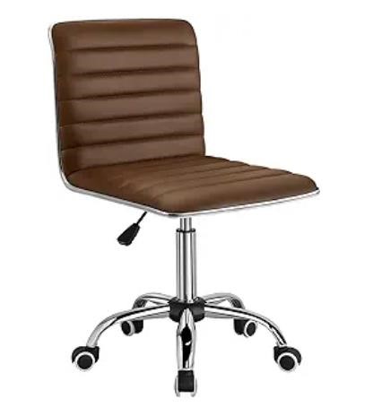 Amazon Basics Modern Armless Office Desk Chair