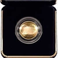 2014-W Natl Baseball HOF $5 UNC Gold Coin 8.359