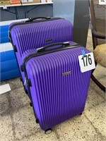KARRIAGE-MATE 2 PC. HARD SHELL SPINNING LUGGAGE ST