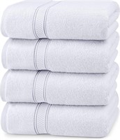 Utopia 4 Pack Cotton Bath Towels