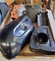 ASSORTED MOTOR CYCLE PARTS