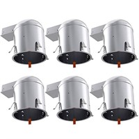 Sunco Lighting 6 Pack Can Lights for Ceiling 6 Inc