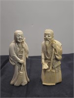19th Century Carved Chinese Figures