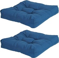 FM5010 20-Inch Square Tufted Patio Cushions 2pc