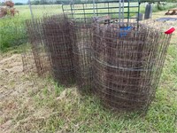 4 Partial Rolls of 2x4 Field Fence