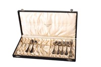Continental Silver Demi-Tassi Spoons & Relish fork