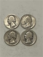 Silver Quarters:  1934,1936,1937,1939