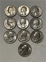 10 Bicentennial Quarters "D"