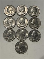 10 Bicentennial Quarters "D"