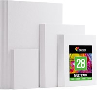 SEALED-28pc Multisize White Canvas Set
