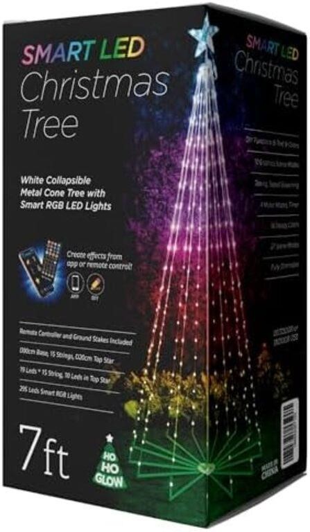 Ho-Ho-Glow Indoor and Outdoor 7ft 295 LED Christma