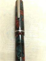 WASP Vacuum-Fil Maroon & Smokey Blue Pen