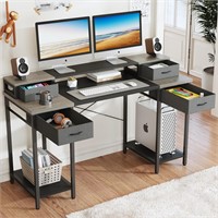 YAOHUOO 55 Desk w/ Monitor Shelf