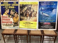 (3) Classic Movie Paper Posters, 27”x41”