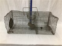 Primitive Metal Mouse/Animal Trap, 18”L, 7”T, 8”D