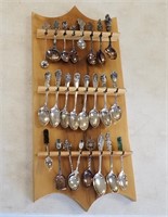 SPOON COLLECTION & WALL MOUNT SPOON DISPLAY -