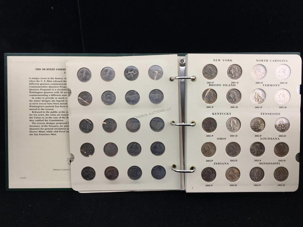 State Quarter Collection 50 States In Book