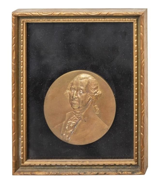19th Century G.W. Bronze Horse Bridal Medallion