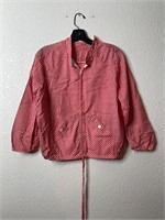 Vintage 70s Gingham Plaid Pullover Jacket