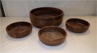 SOLID BLACK WALNUT BOWLS, MADE IN USA, ONE