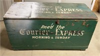 Vintage Courier Express Newspaper Box