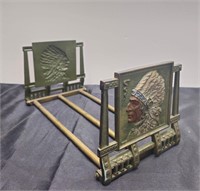 H.L. Judd American Indian Chief Sliding Book Stand
