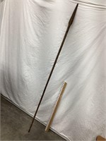 Wooden Spear, Age Unknown, 80”T