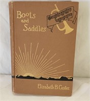 BOOK:  BOOTS AND SADDLES BY ELIZABETH B. CUSTER