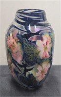 Charles Lotton Multi-Flora Art Glass Vase