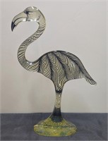 Abraham Palanik Lucite Flamingo