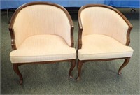 (2) UPHOLSTERED CHAIRS