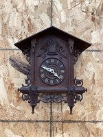 Early German Wooden Cuckoo Clock, Gordian Hettich