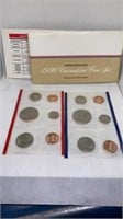 1986 P/D US Mint Uncirculated Coins Set