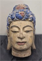 Large Carved Buddha Head