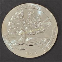 America the Beautiful 5 Oz Silver Quarter