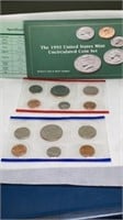 1993 P/D US Mint Uncirculated Coins Set