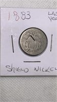1883 Shield nickel