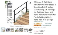 B2352 CR Fence & Rail Hand Rails for Outdoor Steps